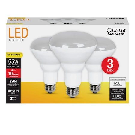 LED BULB BR30 MEDIUM 65W